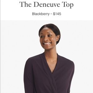 Mm lafleur deneuve top XS blackberry